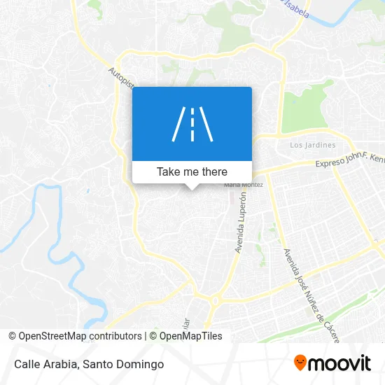 Mapa de Calle Arabia