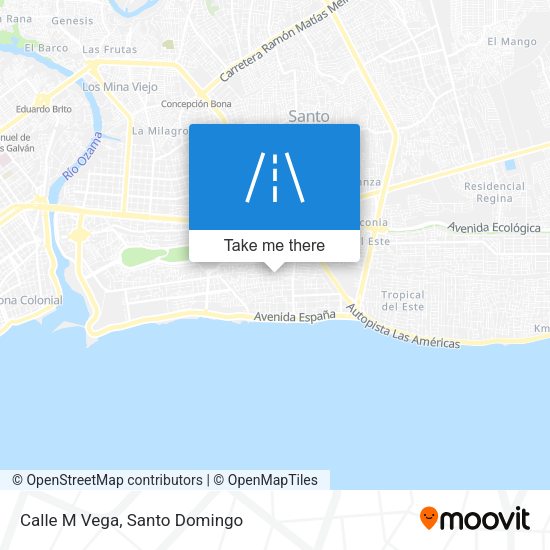 Mapa de Calle M Vega