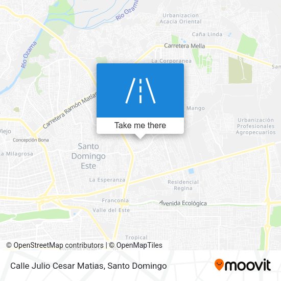 Calle Julio Cesar Matias map