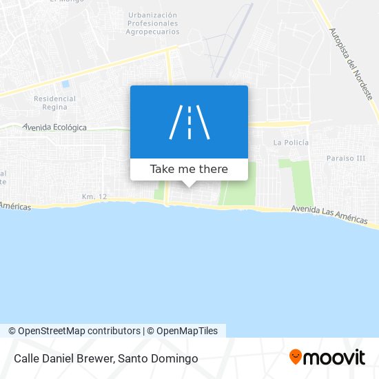 Calle Daniel Brewer map
