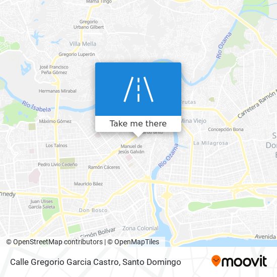 Calle Gregorio Garcia Castro map