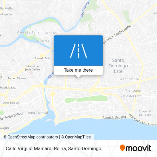 Calle Virgilio Mainardi Reina map