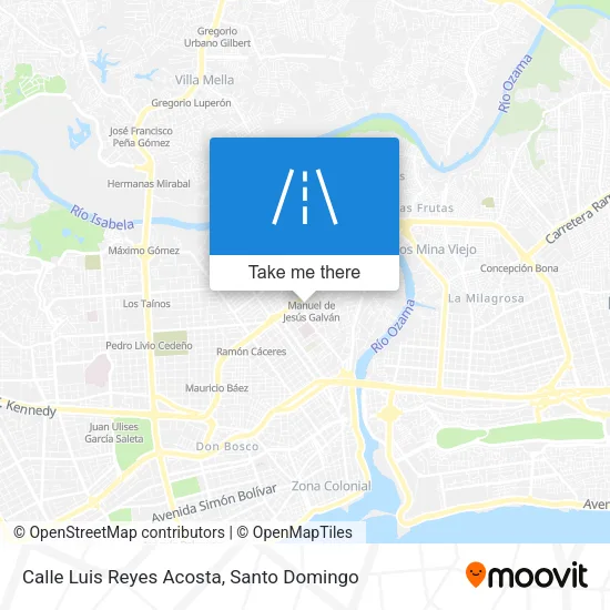 Calle Luis Reyes Acosta map
