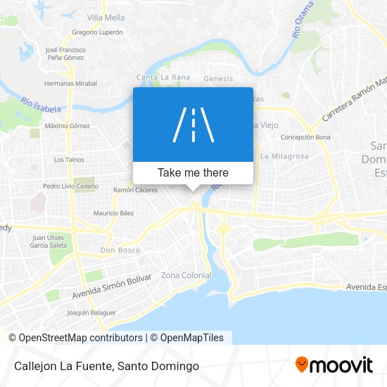 Mapa de Callejon La Fuente