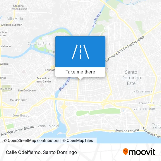 Mapa de Calle Odelfismo