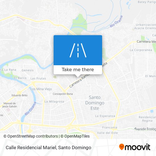 Calle Residencial Mariel map