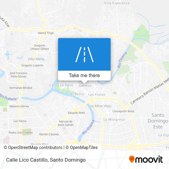 Calle Lico Castillo map