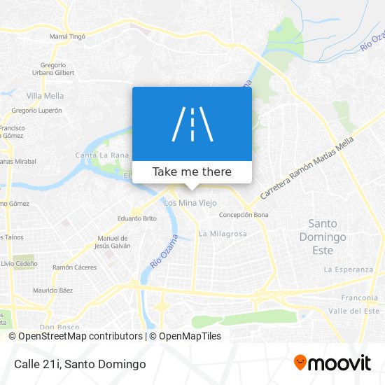 Calle 21i map