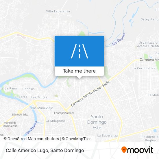 Calle Americo Lugo map