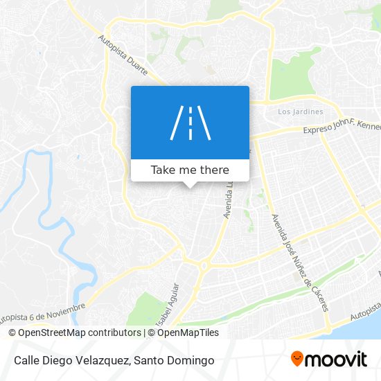 Mapa de Calle Diego Velazquez