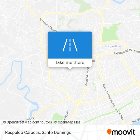 Respaldo Caracas map