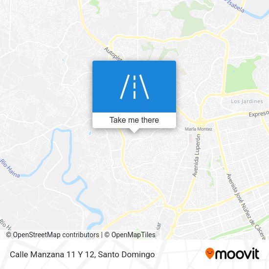 Calle Manzana 11 Y 12 map