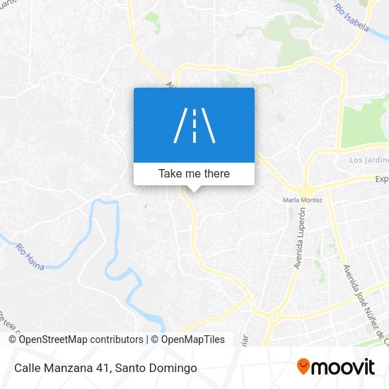 Mapa de Calle Manzana 41