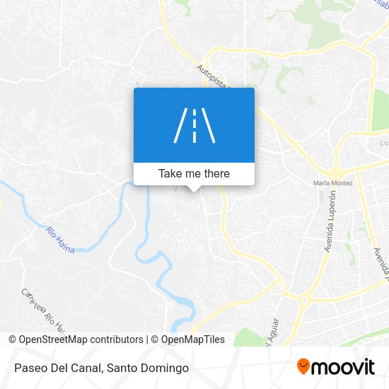 Paseo Del Canal map