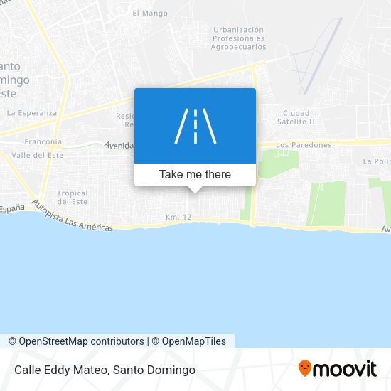 Mapa de Calle Eddy Mateo
