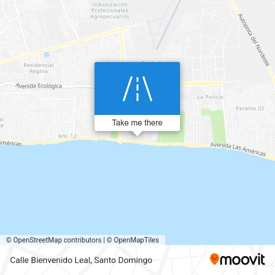 Calle Bienvenido Leal map