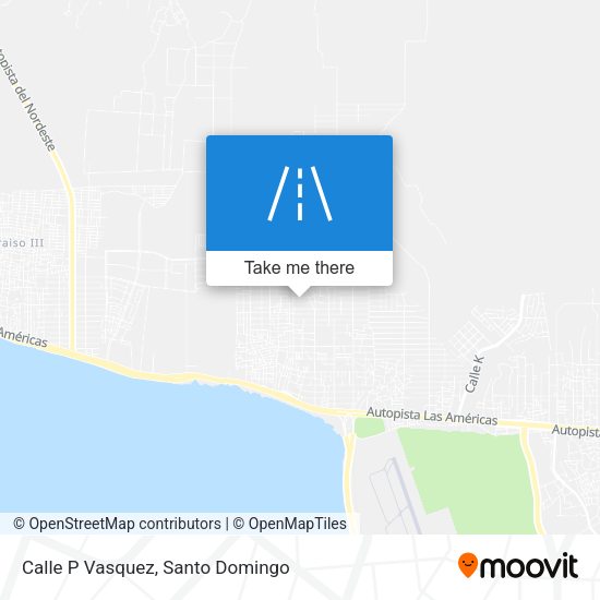 Calle P Vasquez map