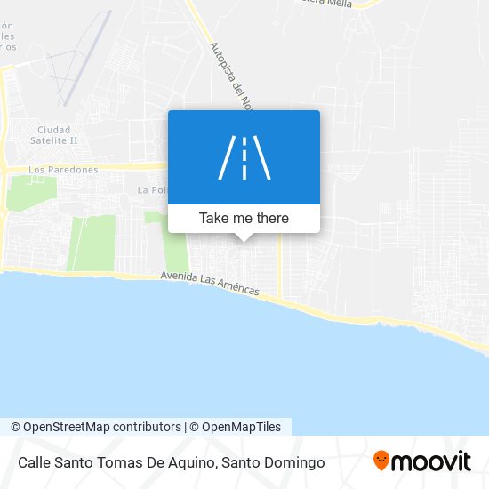 Mapa de Calle Santo Tomas De Aquino