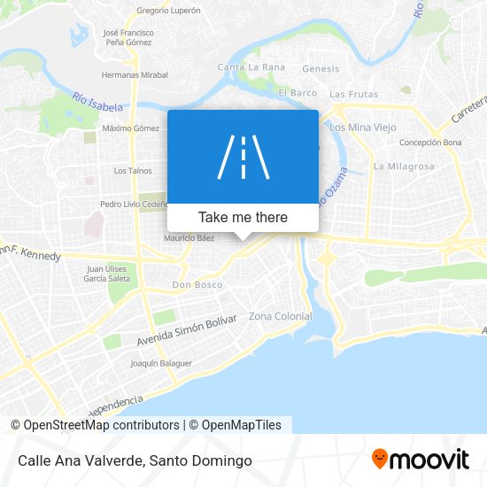 Mapa de Calle Ana Valverde