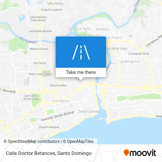 Mapa de Calle Doctor Betances