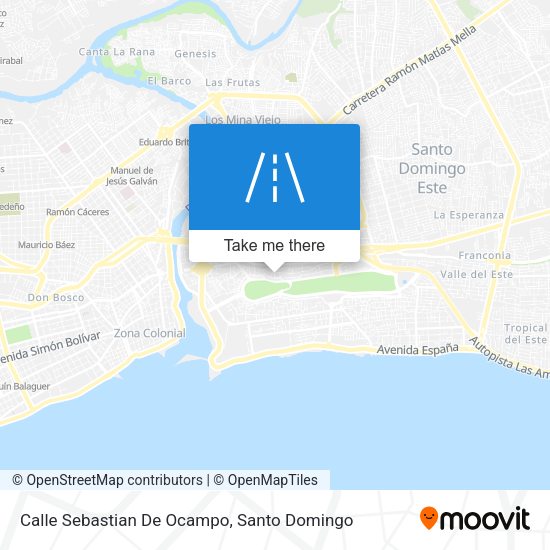 Calle Sebastian De Ocampo map