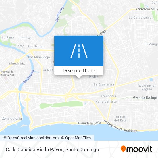 Calle Candida Viuda Pavon map