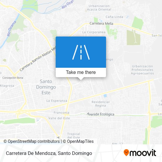 Carretera De Mendoza map