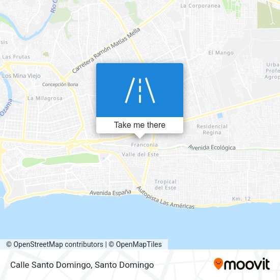 Calle Santo Domingo map
