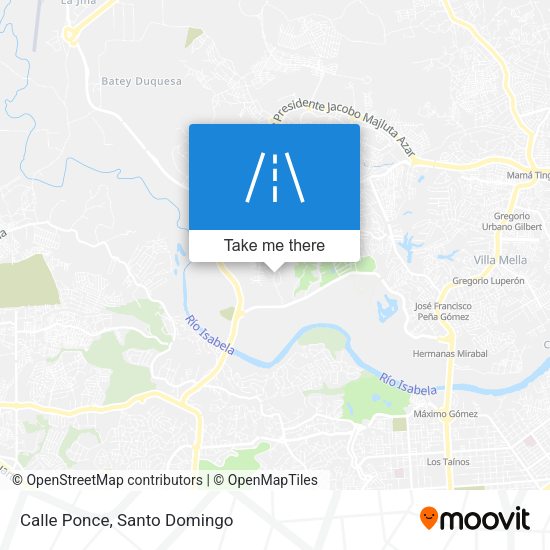 Calle Ponce map