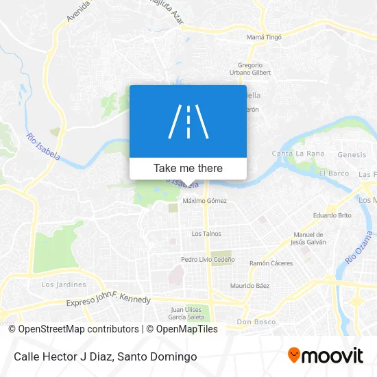 Calle Hector J Diaz map