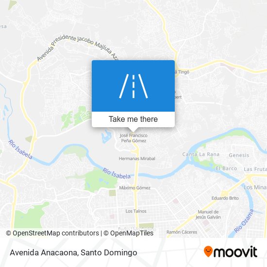 Avenida Anacaona map