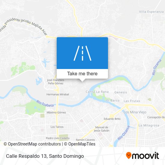 Calle Respaldo 13 map