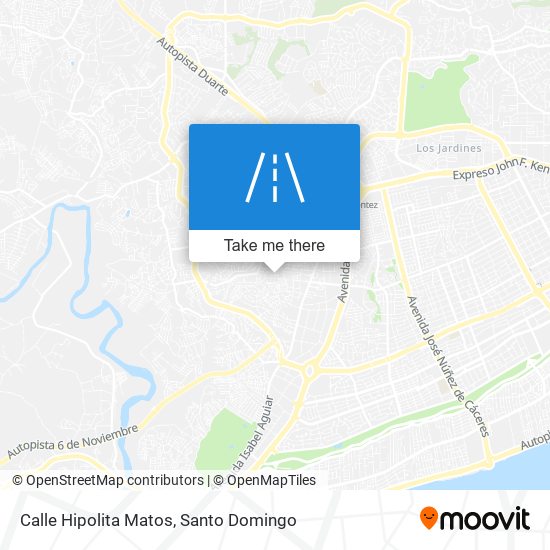 Mapa de Calle Hipolita Matos