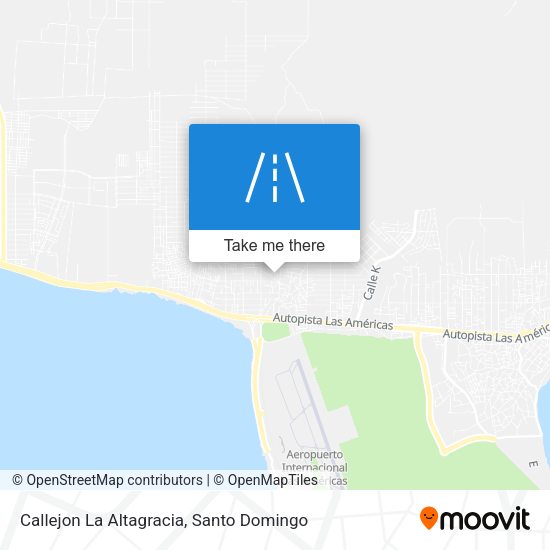 Callejon La Altagracia map