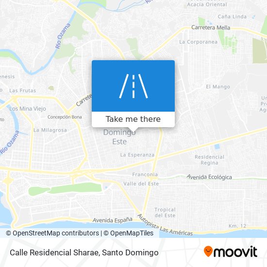 Calle Residencial Sharae map