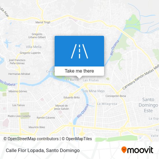 Mapa de Calle Flor Lopada