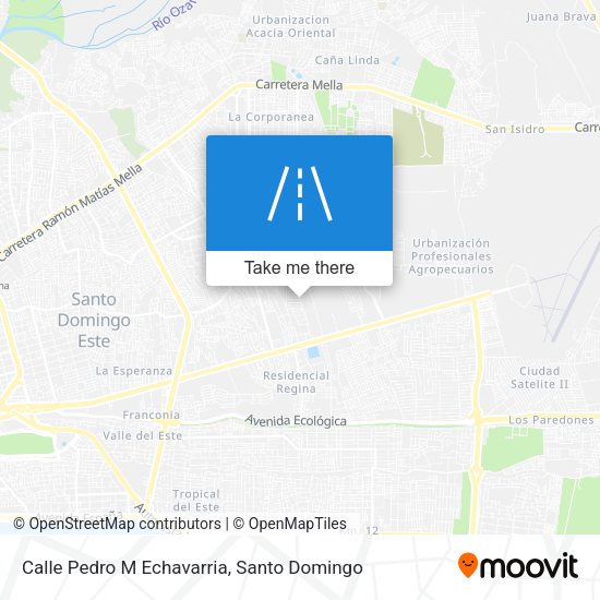Calle Pedro M Echavarria map