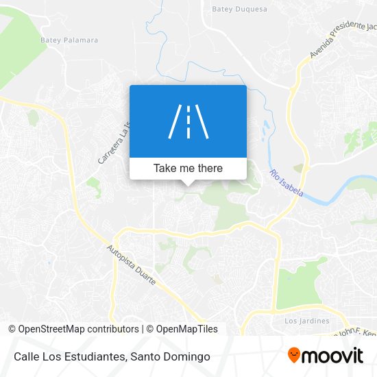 Calle Los Estudiantes map