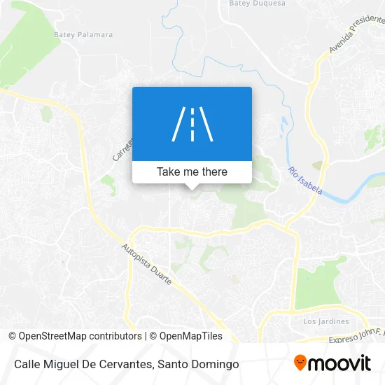 Mapa de Calle Miguel De Cervantes