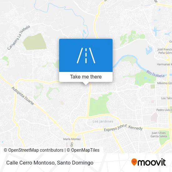 Mapa de Calle Cerro Montoso