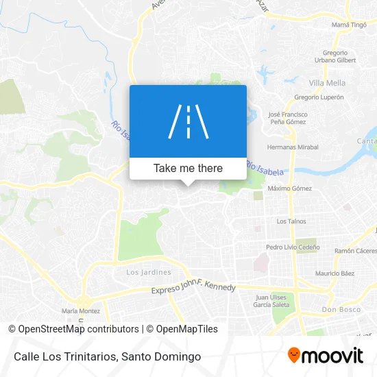 Mapa de Calle Los Trinitarios