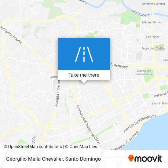 Mapa de Georgilio Mella Chevalier