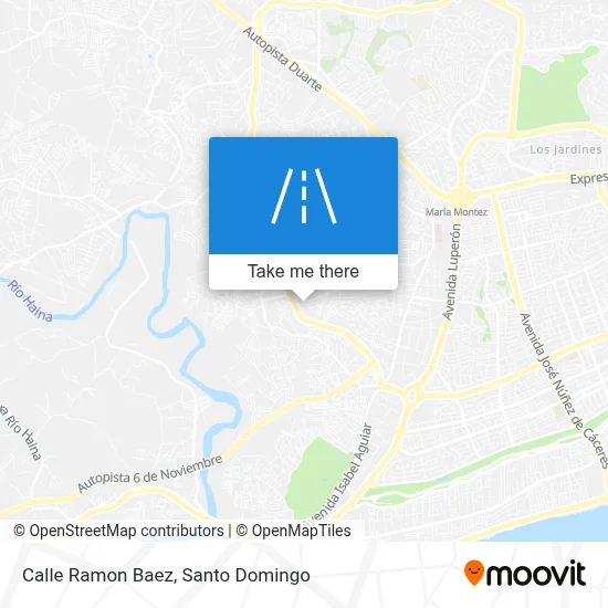 Calle Ramon Baez map