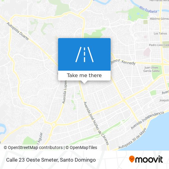 Mapa de Calle 23 Oeste Smeter