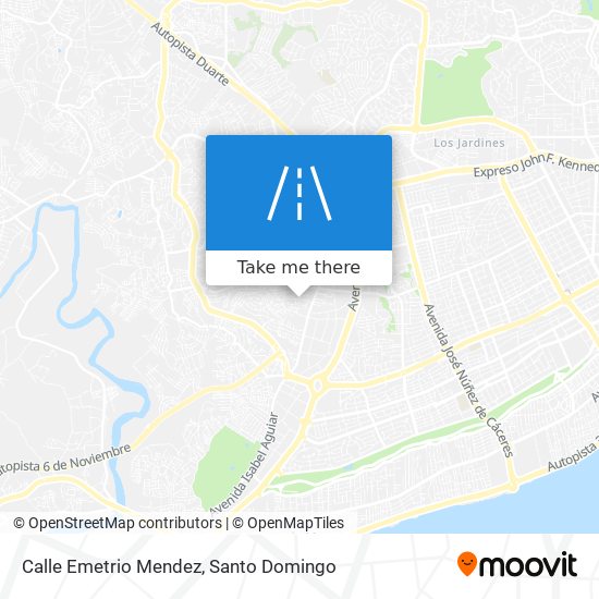 Mapa de Calle Emetrio Mendez