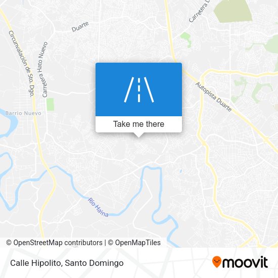 Calle Hipolito map