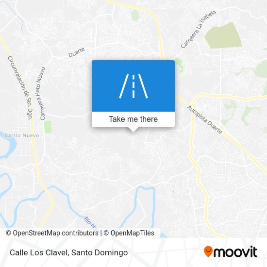 Mapa de Calle Los Clavel