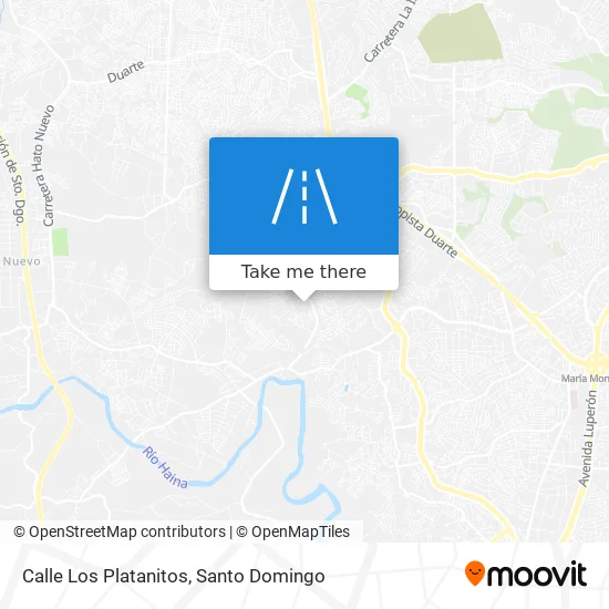 Mapa de Calle Los Platanitos