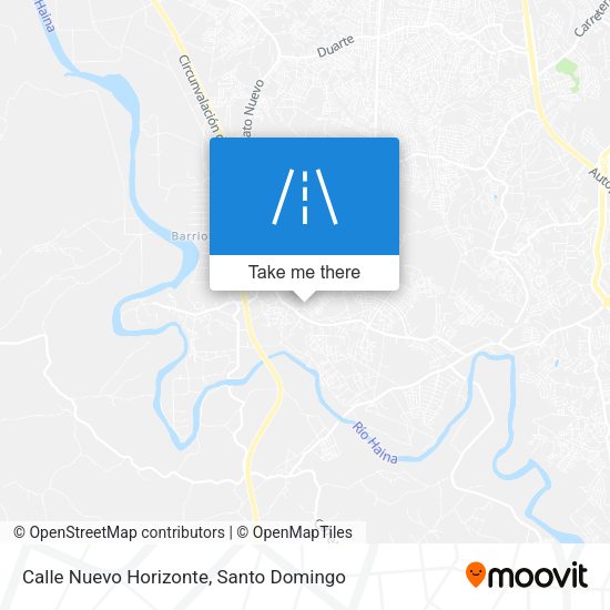 Calle Nuevo Horizonte map