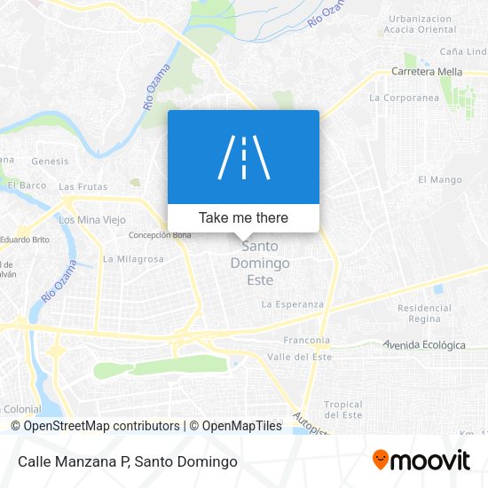 Calle Manzana P map